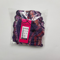 ست شورت و سوتین زنانه برتا مدل توری کد 2420PU رنگ بنفش