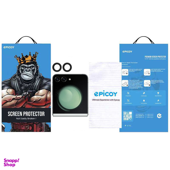 محافظ لنز دوربین اِپیکوی مدل HD-ColorLenz مناسب برای گوشی موبایل سامسونگ Galaxy Z Flip 4 / Z Flip 5