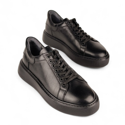 کفش راحتی زنانه چرم کاکتوس کد ws1058 رنگ مشکی