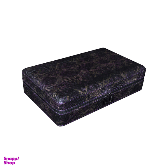 جعبه ساعت 10 خانه زیپ دار چرم کد TW-2565