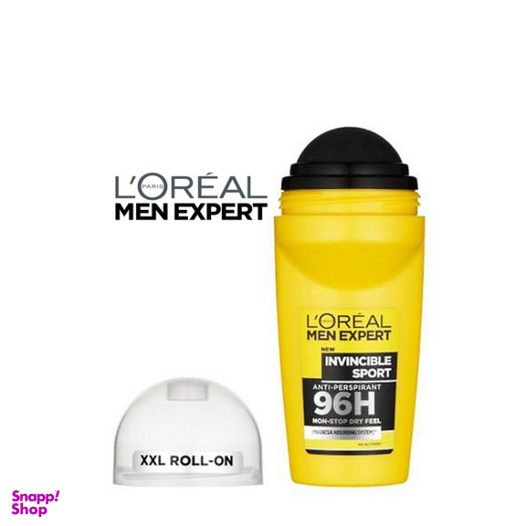 مام رول ضد تعریق مردانه لورآل سری Men Expert مدل Invincible sport