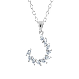 گردنبند نقره زنانه اقلیمه کد GN580