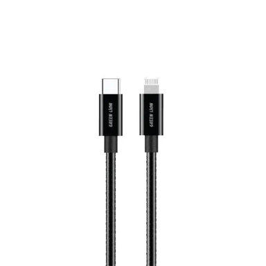 کابل دیتا Type-C به Lightning گرین لاین مدل GNSC2L20WSL طول 1 متر