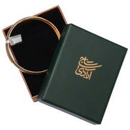 النگو طلا 18 عیار زنانه گالری تاج آبادی طرح آوا کد 471