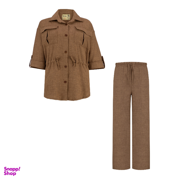 ست مانتو و شلوار زنانه السانا مدل اقاقیا کد 228751