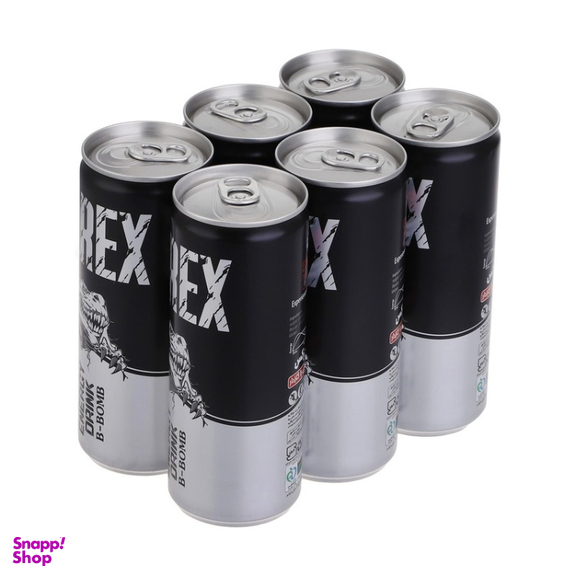 انرژی زا تی رکس حجم 250 میلی لیتر بسته 6 عددی