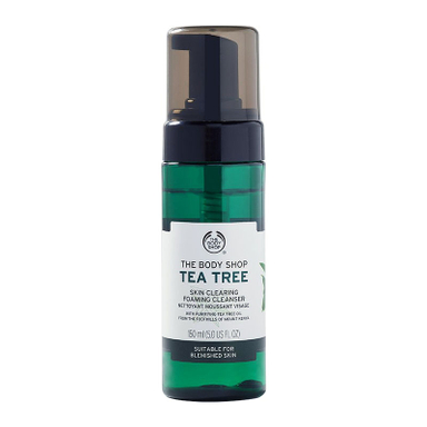 فوم پاک کننده آرایش بادی شاپ مدل Tea Tree Skin Cleanser Foam حجم 150 میلی لیتر