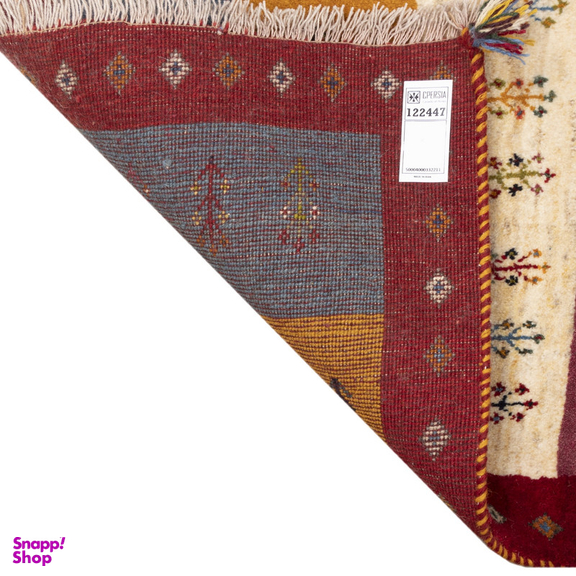 گبه دستباف سی پرشیا کد 122447 سایز 1.14x0.8 متر