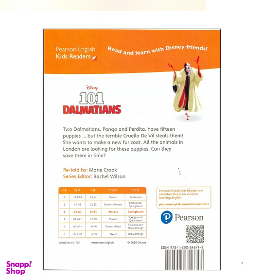 کتاب 101 Dalmatians اثر اثر جمعی از نویسندگان انتشارات پیرسون