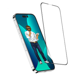محافظ صفحه نمایش گرین لاین مدل 9H steve مناسب برای گوشی موبایل اپل iphone 14 pro max