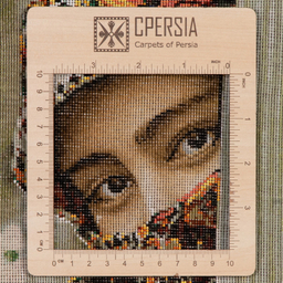 تابلو فرش دستباف سی پرشیا مدل دختر شاهسون کد 902979