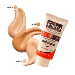 کرم ضد افتاب فاقد چربی الارو سری Foundation Effect Spf30 مدل High Protection رنگ بژ روشن حجم 40 میلی‌‌ لیتر