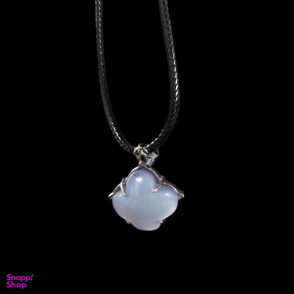 گردنبند زنانه عقیق آبی کد 6088