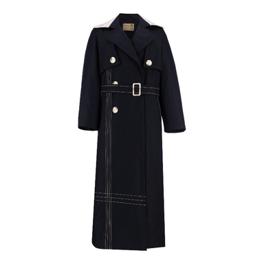 بارانی زنانه السانا مدل ژوبین کد 232428 رنگ مشکی