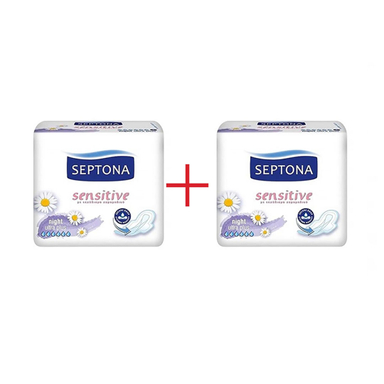 نوار بهداشتی سپتونا مدل Night Sensitive بسته 8 عددی مجموعه 2 عددی