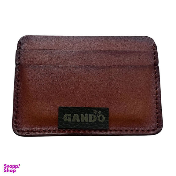 جا کارتی چرم طبیعی مردانه گاندو مدل gan