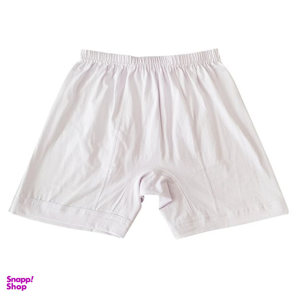 شورت مردانه ماییلدا مدل پادار پنبه ای کد 4702-3 رنگ سفید بسته 3 عددی