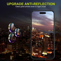 محافظ لنز دوربین اپیکوی مدل HD-ColorLenz مناسب برای گوشی موبایل اپل Iphone 15 Pro Max / 15 Pro