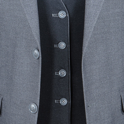 کت و شلوار کمبین کج راه مدل ژیله دورو کد 1445 رنگ طوسی روشن