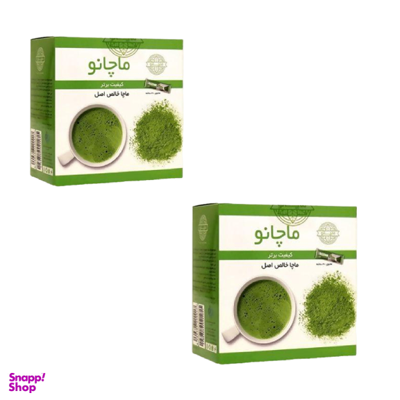 چای ماچا ماچانو وزن ۱۰۰ گرم بسته 2 عددی