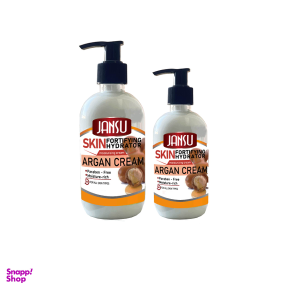 کرم مرطوب کننده پوست جانسو lمدل Argan حجم 500 میلی لیتر