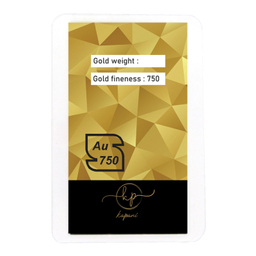 طلا گرمی 18 عیار کاپانی مدل انار کد kc013-p5 بسته 5 عددی