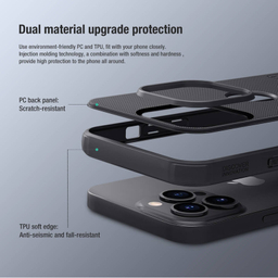 کاور نیلکین مدل Super Frosted Shield Pro  مناسب برای گوشی موبایل اپل IPhone 13 Pro