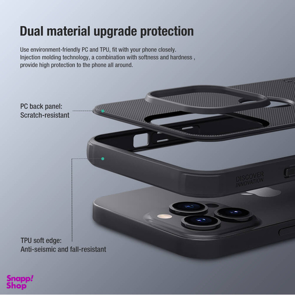 کاور نیلکین مدل Super Frosted Shield Pro  مناسب برای گوشی موبایل اپل IPhone 13 Pro