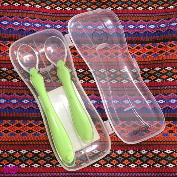 قاشق غذاخوری کودک مومو مدل S-900 مجموعه دو عددی