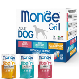 پوچ سگ مونژه طعم ماهی کاد وزن 100 گرم