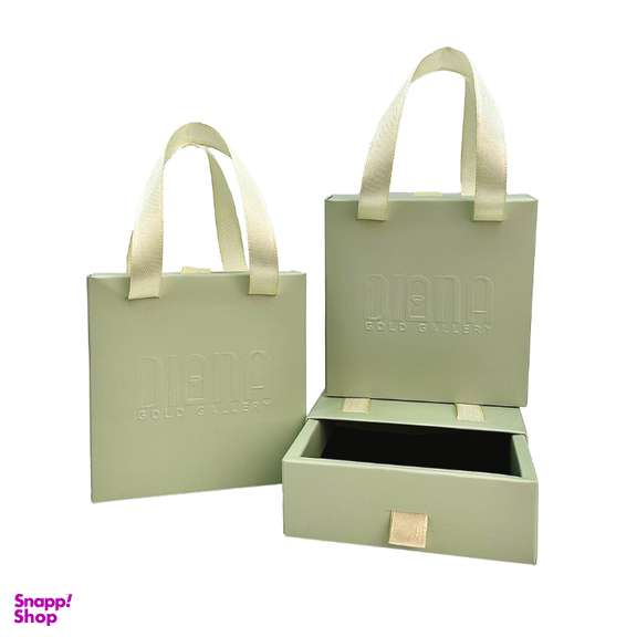 گوشواره میخی طلا 18 عیار دیانا مدل گوی متوسط