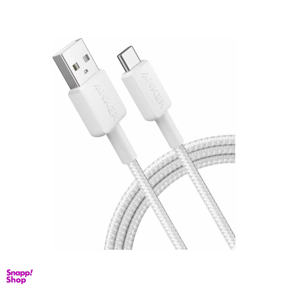 کابل دیتا USB به Type-C انکر مدل A81H5 322 طول 90 سانتی‌ متر