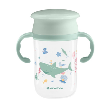 لیوان 360 درجه کیکابو مدل Deep sea طرح کوسه