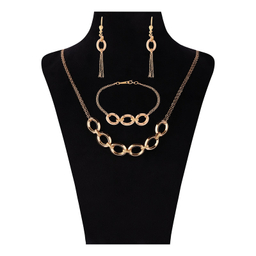 نیم ست طلا 18 عیار زنانه سین سان مدل A66