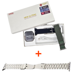 ساعت هوشمند HK9 Ultra2 نسخه GPT به همراه بند استیل