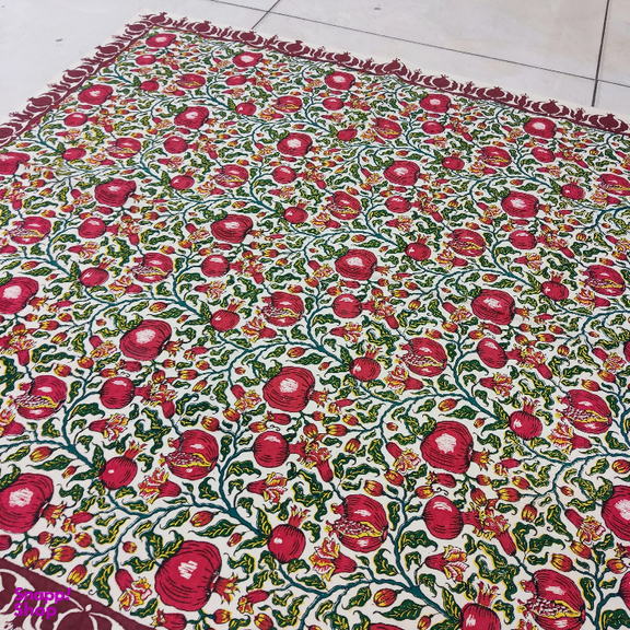 پارچه رومیزی قلمکار مدل یلدا کد 100