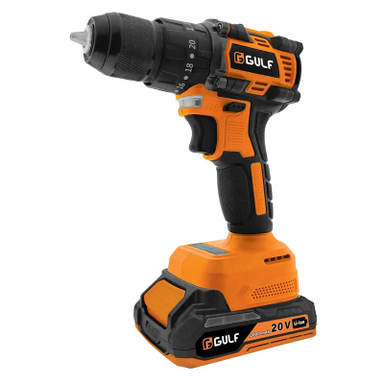 دریل پیچ گوشتی شارژی براشلس چکشی 10 میلی متری 20 ولت گالف مدل 8020