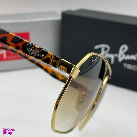 عینک آفتابی ری بن مدل RB3714 رنگ قهوه ای