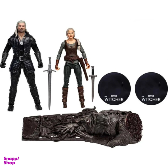 اکشن فیگور مک فارلین مدل گرالت ویچر The Witcher MT-2PK مجموعه 2 عددی