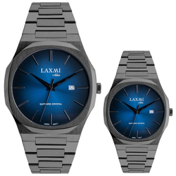 ست ساعت مچی عقربه ای زنانه و مردانه لاکسمی مدل 5-8558