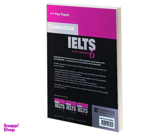 کتاب Ielts 6 اثر جمعی از نویسندگان نشر Cambridge