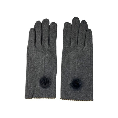 دستکش زنانه مدل پوم دار کد 8108