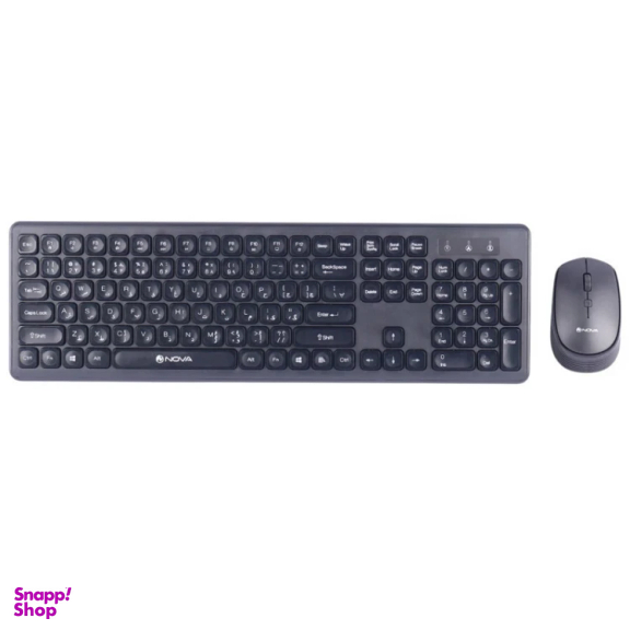 کیبورد و ماوس بی سیم نوا مدل NKM-1401