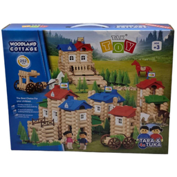 ساختنی 252 تکه ناب سل مدل کلبه جنگلی WOODLAND COTTAGE