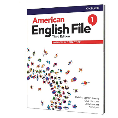 کتاب American English File 1 3rd اثر Christina Latham and Clive Oxenden انتشارات OXFORD به همراه سی دی