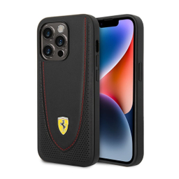 قاب موبایل چرمی سی جی کد 183438 طرح فراری مناسب iPhone 14 Pro