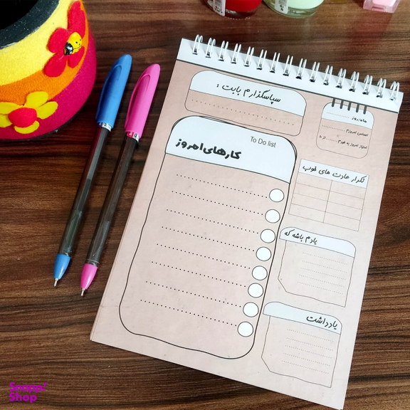 پلنر 60 برگ طرح لبوبو کد 374