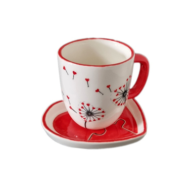 ماگ و زیرماگی طرح قلب