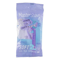 خود تراش مستر شیو مدل Soft2 flex بسته 4 عددی