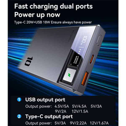 پاوربانک فست شارژ مگ سیف یسیدو مدل YESIDO YP61 15W ظرفیت 10000 میلی آمپر ساعت